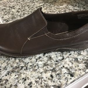 BASS LADIES LEATHER DARCY SLIP ON LOAFERS 9.5